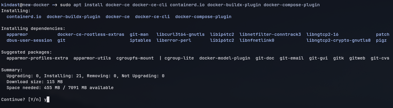Установка docker